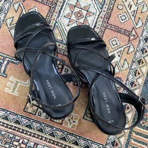 New Look Platform Black Sandals